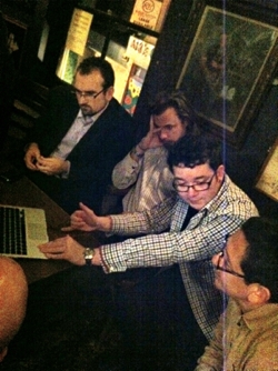 Laurian Gridinoc demonstrates Tangle.js at Hacks/Hackers Brighton