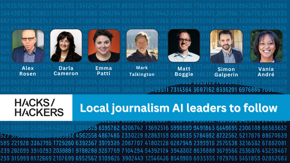 Leaders in local journalism + AI
