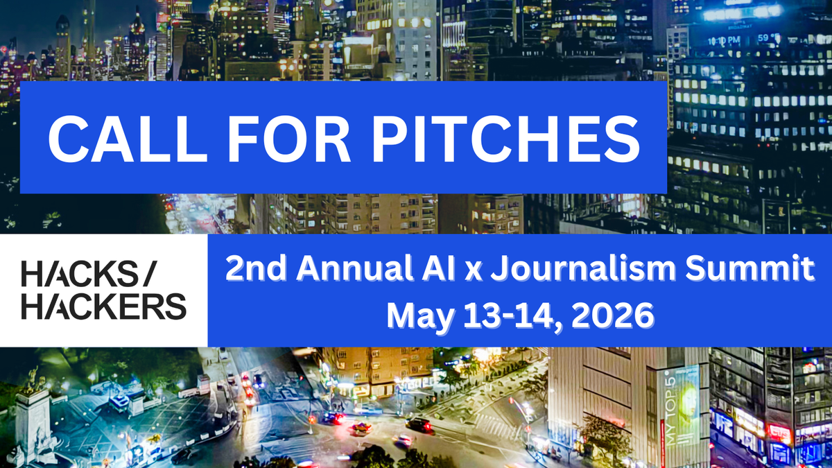Announcing the Hacks/Hackers 2026 AI x Journalism Summit