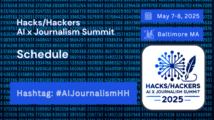 AI x Journalism Summit Schedule